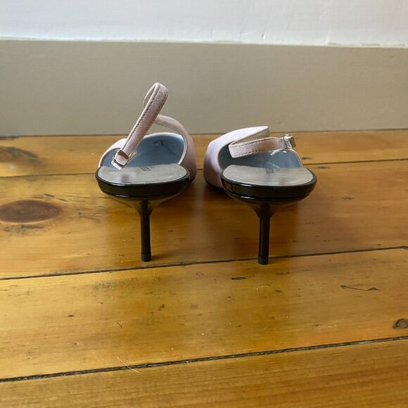 Dolce and Gabbana Sling Back Pumps - Suede and Leather - Picture 7 of 10